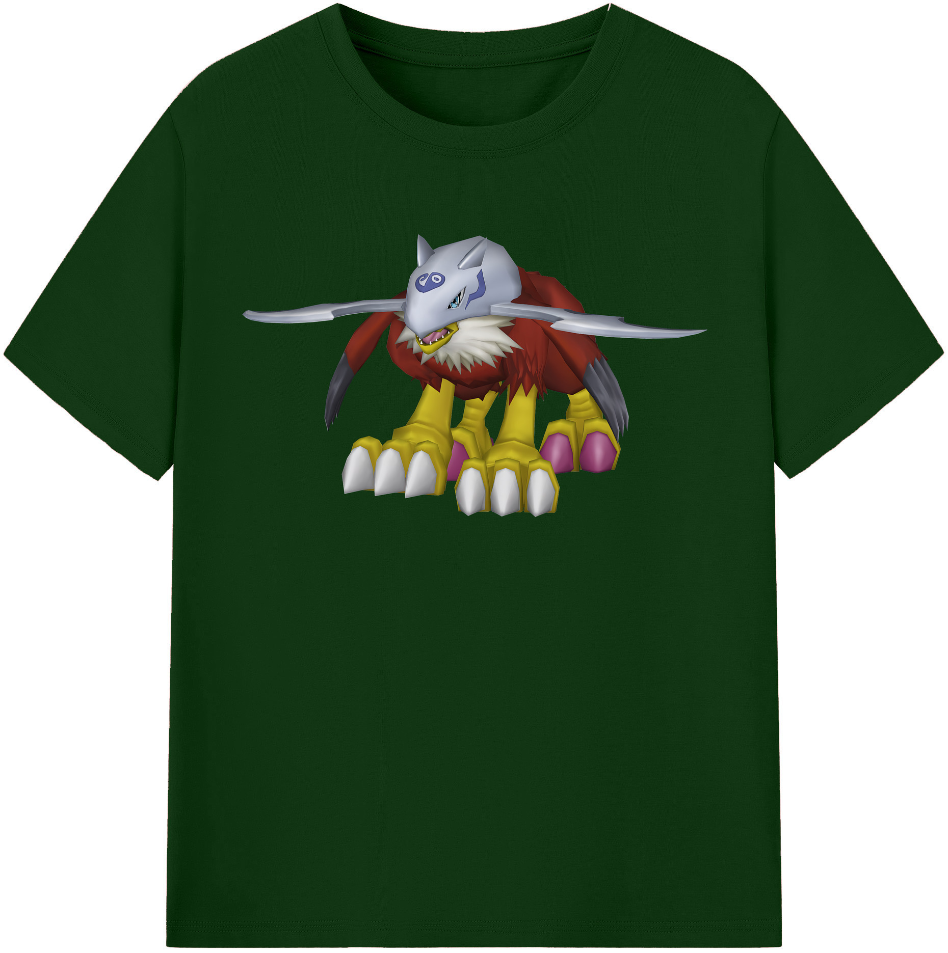 （画像用） Digimon デジタルモンスター/デジモン 綿100％半袖Tシャツ（フロントプリント）